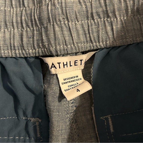 Athleta Retreat Linen High Rise Chambray Jogger - Picture 7 of 9